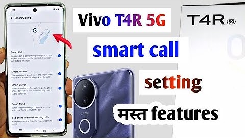 vivo t4r 5g smart call setting / vivo t4r call setting / vivo t4r calling features