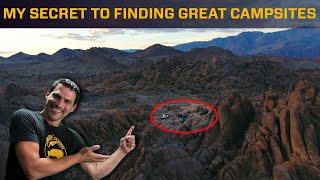 My SECRET to finding GREAT CAMPSITES! [It's easier than you think] screenshot 4