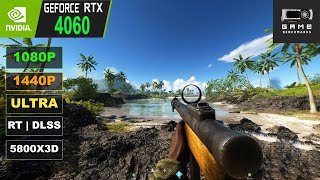 RTX 4060 | Battlefield 5. 1080P, 1440P Ultra Settings Benchmark | Ray Tracing & DLSS Tested