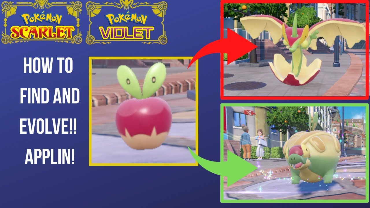 How to Find/Evolve Applin FAST in Pokémon Scarlet/Violet! - YouTube