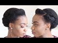 Easy, Quick and Simple Roll and Tuck Natural Hair Style Under 3 minutes!!
