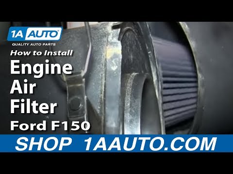 Video: Hvordan bytter du luftfilter på en Ford F150?