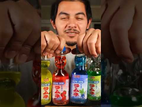 Facts about Japan's favorite soda!!! which is your favorite?!?! #soda #japanese #ramune #drinks