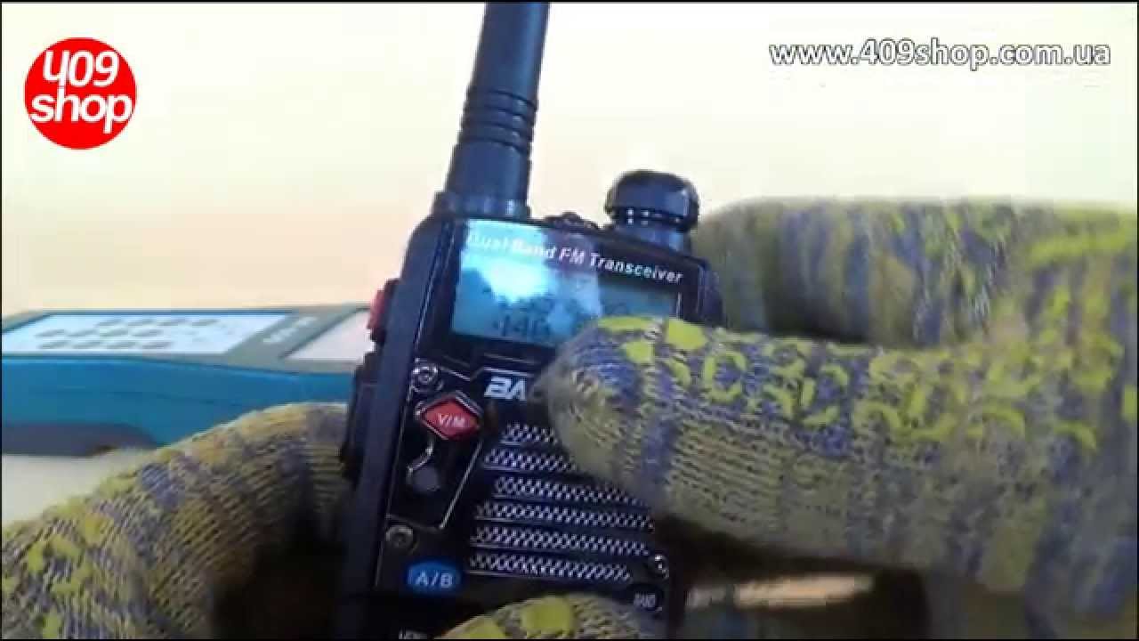 Baofeng UV5RN тест антенны антенный анализатор AA-600