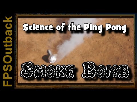 Science of the Ping Pong Ball Smoke Bomb - why ping pong balls burn