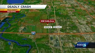Des Moines man identified in deadly truck versus car crash