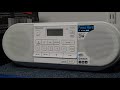 Panasonic RX-D552EB CD DAB Portable Audio System Demo