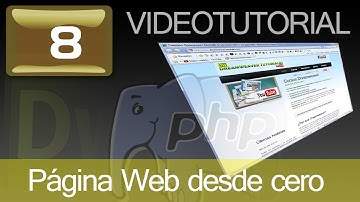 Tutorial: Como hacer página Web con Dreamweaver y PHP. Cap. 8