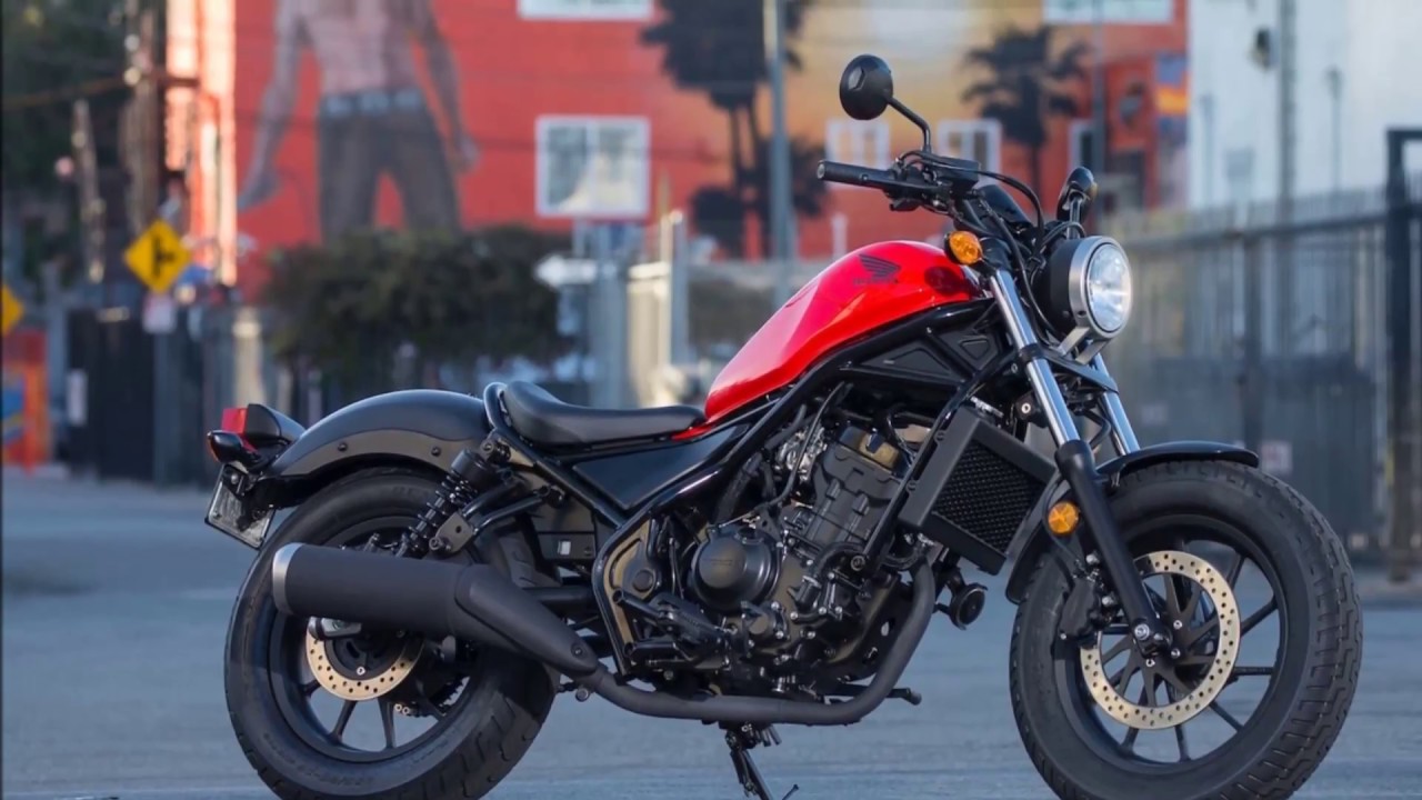 Honda Rebel 300 and 500 First Test Review- Motor Trend - YouTube