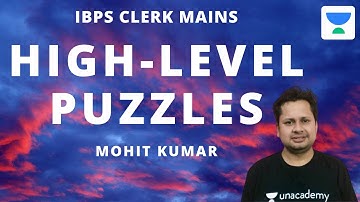 IBPS Clerk MAINS | High-level Puzzle | Mohit Kumar