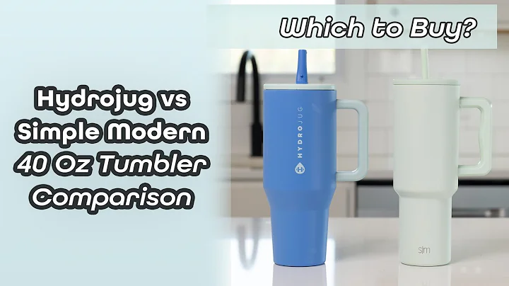 Which to buy? Hydrojug or Simple Modern 40 Oz Tumbler Comparison