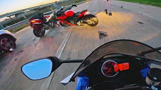 10 Minutes of Motorcycle Crashes That Prove How Fast Things Go Wrong