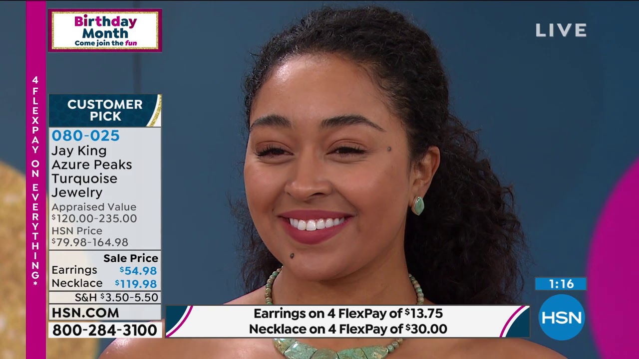 Jay King Sterling Silver Azure Peaks Turquoise Necklace - YouTube