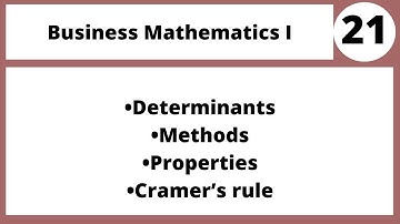 Business Mathematics in Urdu Hindi MTH108 LECTURE 21