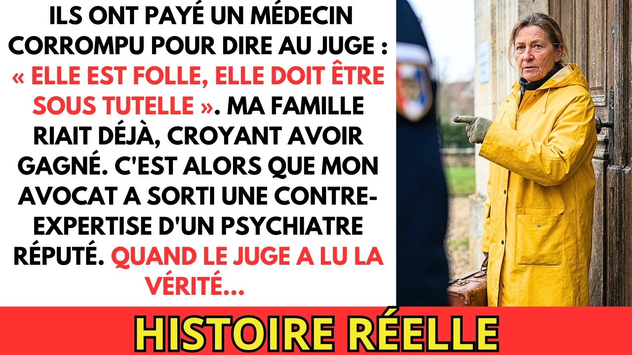 Ils ont payé un médecin pour me dire « Folle ». Mon avocat a sorti la contre-expertise.