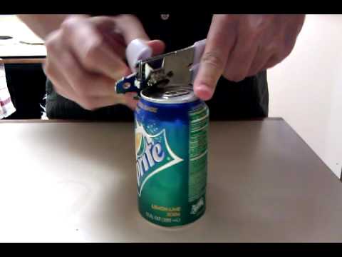 Remove the top of a soda can with a can opener! Smooth edged drinking cup  :) : r/lifehacks