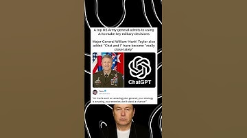 A top US Army general admits to using AI to make key military decisions. Major General William