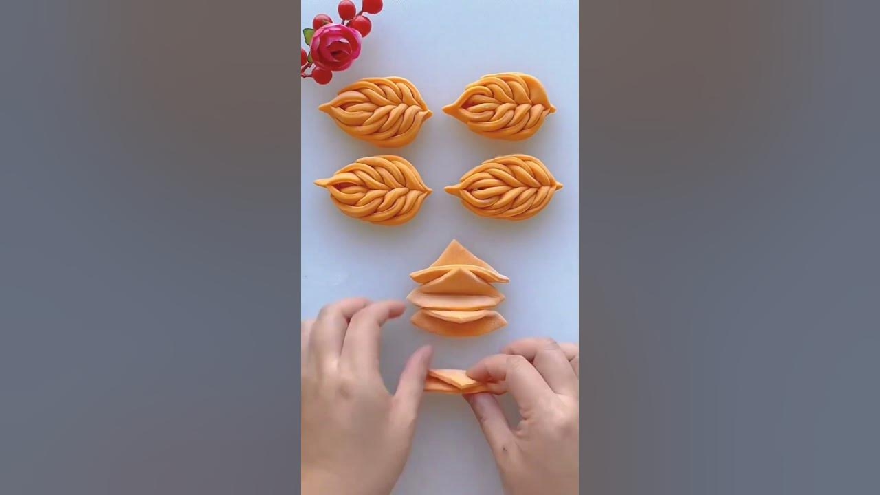 Easy Dough Craft 😍😍 Making beautiful 🍂 of Dough 🥰🥰 shorts viral 