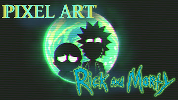Rick and Morty ║ Pixel Art ║ Time Lapse ║ Minecraft