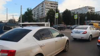 Кемерово. Автобус 26 - "Сельхозинститут". Bus route 26, destination - "Selkhozinstitut"