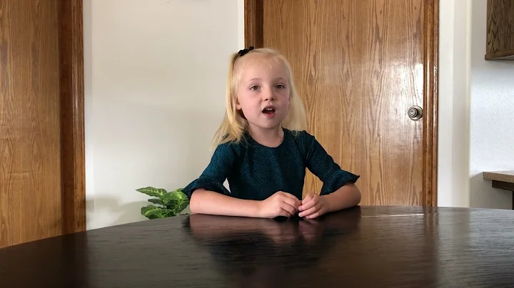 I've got peace like a River -Jeanna Hiebert 5 year...
