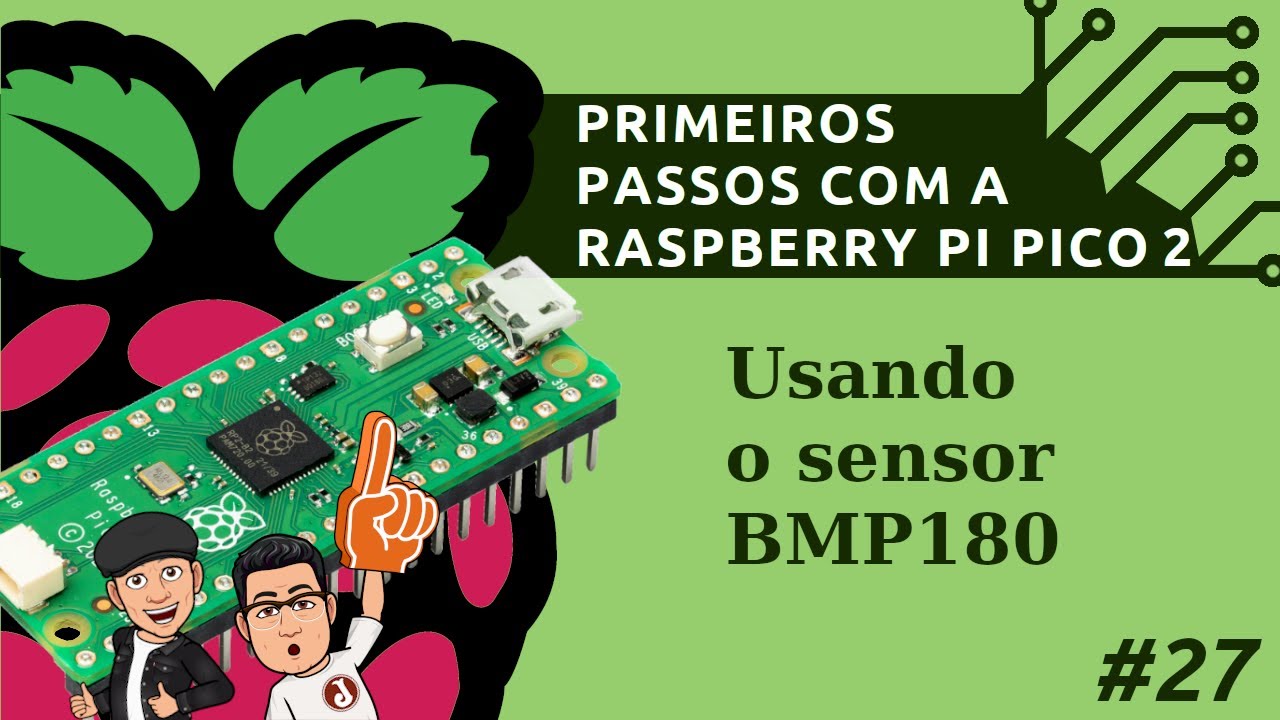Usando o sensor barométrico BMP180 com a Raspberry Pi Pico 2 - YouTube