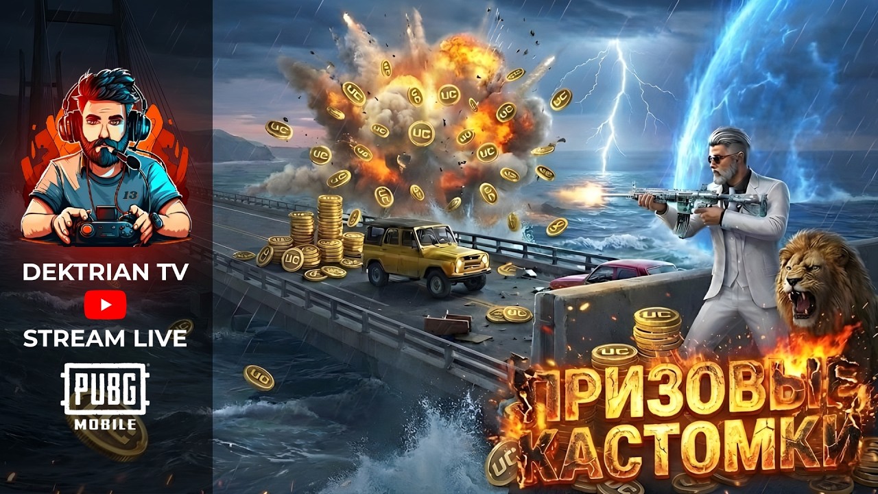 ✨ ПРИЗОВЫЕ ВОВ КАСТОМКИ | HAPPY BIRTHDAY D13FYNTIC ✨ СТРИМ PUBG MOBILE ✨
