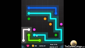Flow Game Level - 345 [8x8] Mania Connect the Dots