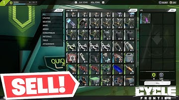 The Cycle Frontier - How To Sell Items - Beginner