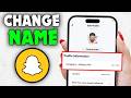 How to Change Public Profile Name on Snapchat (2026)