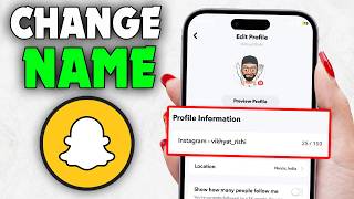 How to Change Public Profile Name on Snapchat (2026)