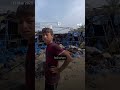 Aftermath of Israeli air strike on tents sheltering displaced Palestinians