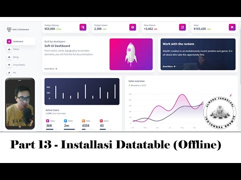 Part 13 - Install Datatable (Offline) | Tutorial Website .NET (C#)