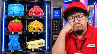 I Got a JOB at the Viral Squishy Vending Machine!