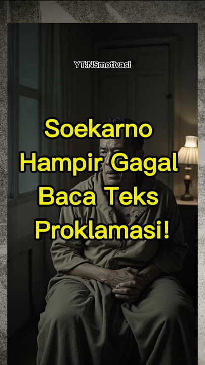 Soekarno Hampir Gagal Baca Teks Proklamasi! #kemerdekaan #hutri80 #indonesia