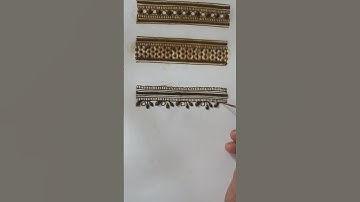 Day-20/21 Borders & Belts Part-19 Basic Henna Classes #trending #mehndi #henna #art #shorts