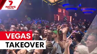 Rugby league fans take over Las Vegas | 7NEWS