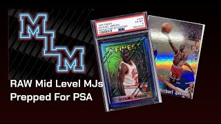 Mid Level Michael Jordan Raw Finds Prepped For PSA Grading