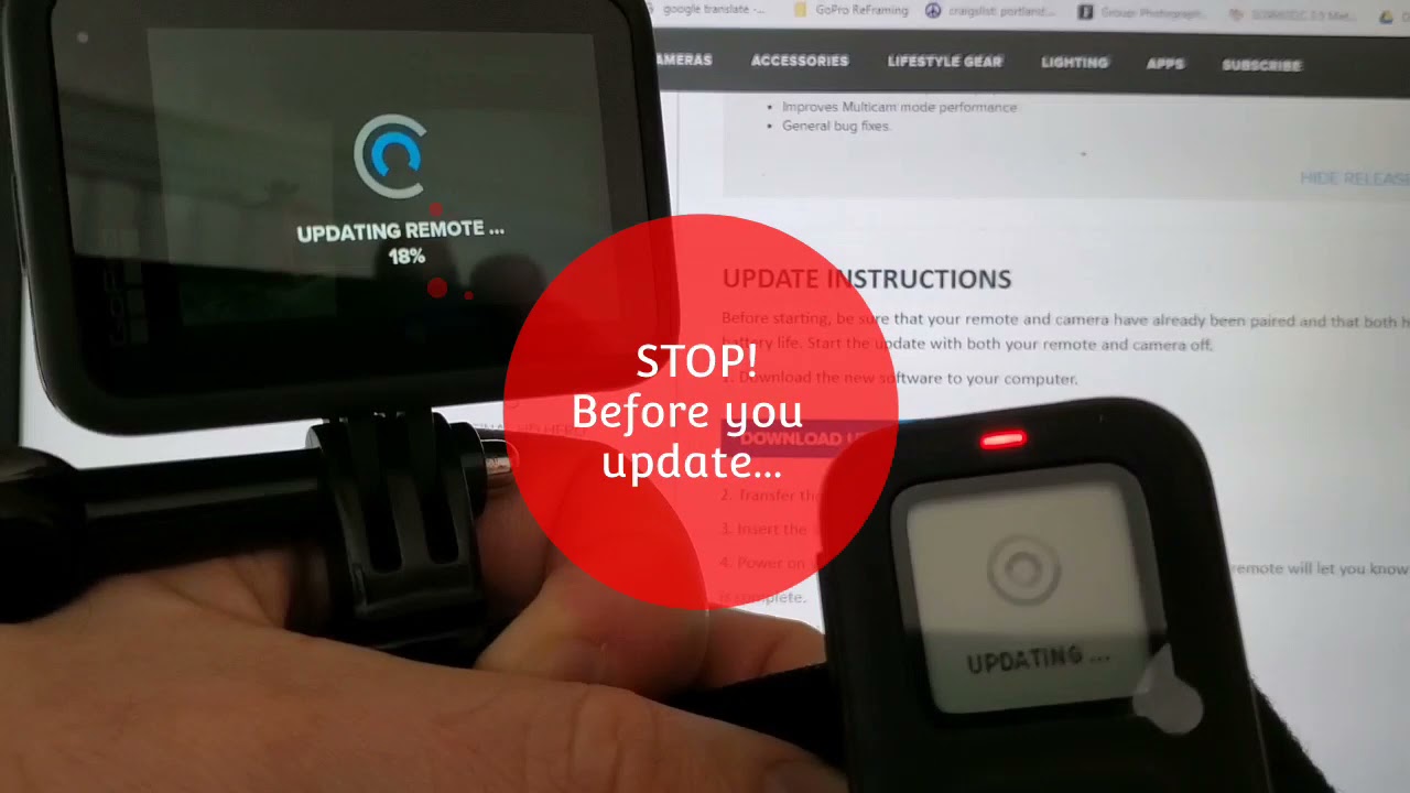 GoPro releases "The Remote" Update...and it has issues... - YouTube