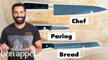 The Only 3 Kitchen Knives You Need | Bon Appétit