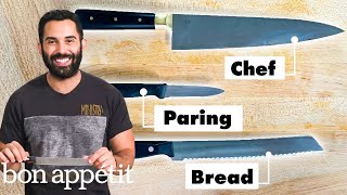 The Only 3 Kitchen Knives You Need | Bon Appétit