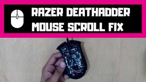 Razer Deathadder Mouse wheel fix | mouse wheel repair | scrolling fix