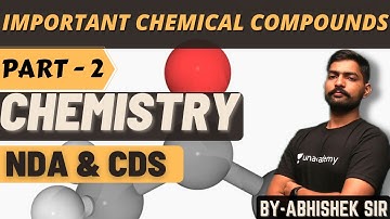 Important Chemical Compounds | Part - 2 | Chemistry For NDA | Chemistry For CDS | Learn With Sumit