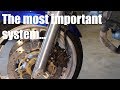 Used Motorcycle Rehab -  Sticking Front Brakes - SV650 Episode 16
