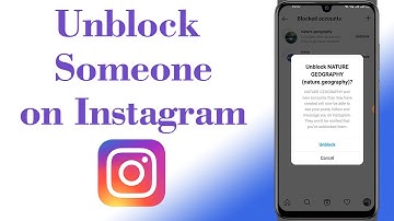 How to unblock blocked accounts on Instagram? (Android)