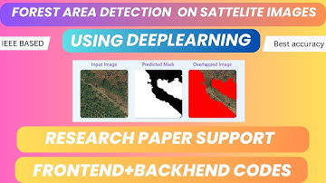 Forest Area Detection & Coverage Calculation from Satellite Images Using  Deep Learning IEEE Project