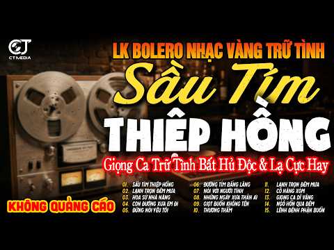 LK Bolero Ca Nhạc Trữ Tình KHÔNG QUẢNG CÁO, Nhạc Vàng Bất Hủ ĐỘC LẠ Cực Hay | LK Sầu Tím Thiệp Hồng