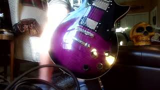 SLAYER "Skeletons of society" Classic 1990 Main Riffs on my Purple BEAST(My version E-Flat)