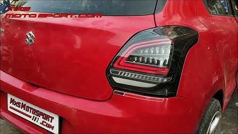 MXS3263 Maruti Suzuki Swift LED Tail Lights Matrix Turn Signal Mode 2018+ by ‎@Mxs Motosport