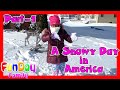 Enjoy Snow day in Americe with Urvi and Apu PART-1 | #urviapu |@FunDayKid | @fundayfamily-akidsvlog